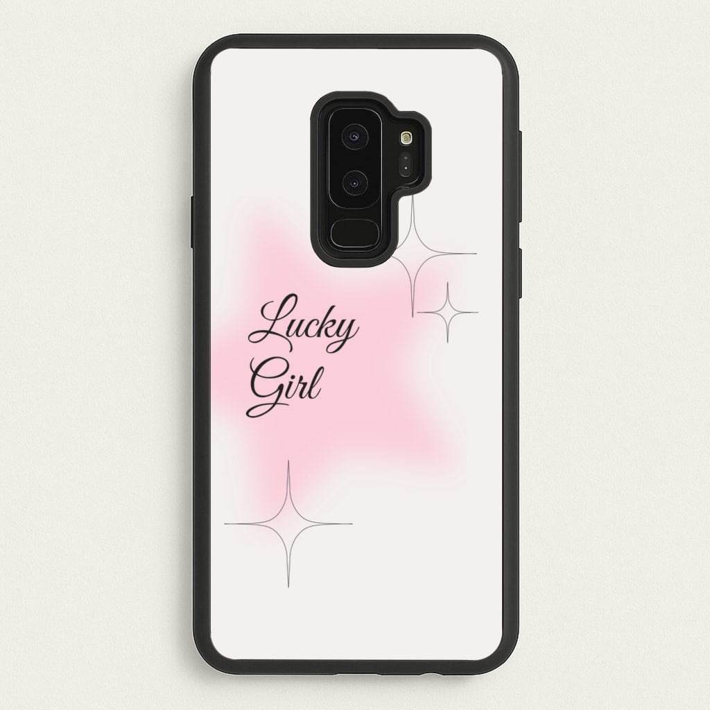Lucky Girl - Clean Girl Aesthetic  - Clean Girl Aesthetic Phone Case for Galaxy S9 Plus