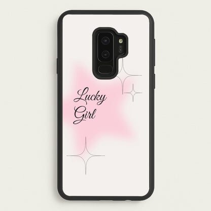 Lucky Girl - Clean Girl Aesthetic  - Clean Girl Aesthetic Phone Case for Galaxy S9 Plus