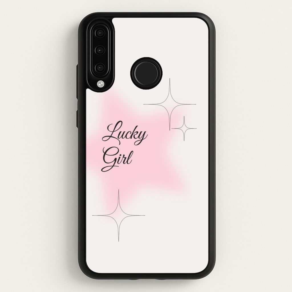 Lucky Girl - Clean Girl Aesthetic  - Clean Girl Aesthetic Phone Case for Huawei P30 Lite