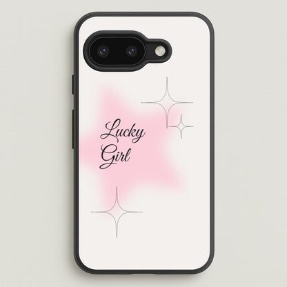 Lucky Girl - Clean Girl Aesthetic  - Clean Girl Aesthetic Phone Case for Google Pixel 9a