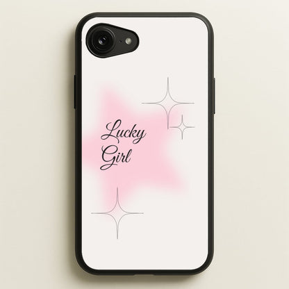 Lucky Girl - Clean Girl Aesthetic  - Clean Girl Aesthetic Phone Case for iPhone 16e