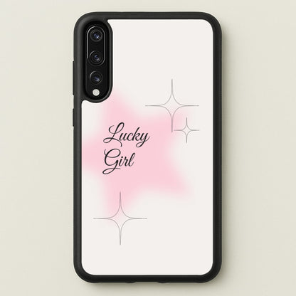 Lucky Girl - Clean Girl Aesthetic  - Clean Girl Aesthetic Phone Case for Huawei P20 Pro