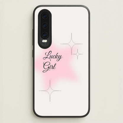 Lucky Girl - Clean Girl Aesthetic  - Clean Girl Aesthetic Phone Case for Huawei P30