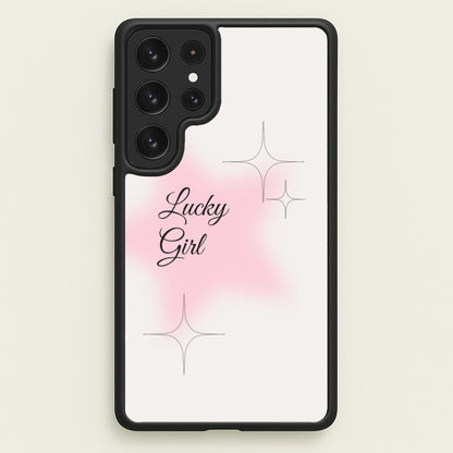 Lucky Girl - Clean Girl Aesthetic  - Clean Girl Aesthetic Phone Case for Galaxy S22 Ultra