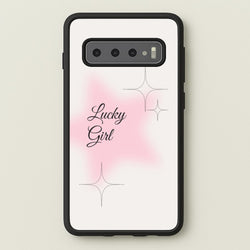 Lucky Girl - Clean Girl Aesthetic  - Clean Girl Aesthetic Phone Case for Galaxy S10 Plus