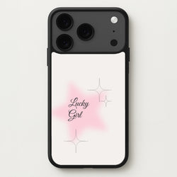 Lucky Girl - Clean Girl Aesthetic Phone Case for iPhone 17 Pro