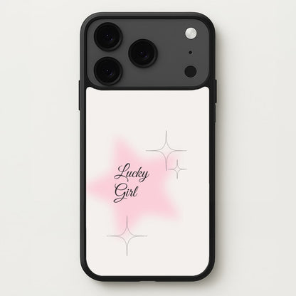 Lucky Girl - Clean Girl Aesthetic Phone Case for iPhone 17 Pro