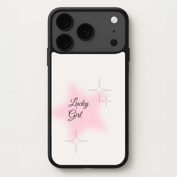 Lucky Girl - Clean Girl Aesthetic Phone Case for iPhone 17 Pro