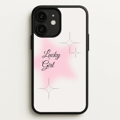 Lucky Girl - Clean Girl Aesthetic  - Clean Girl Aesthetic Phone Case for iPhone 11