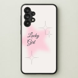 Lucky Girl - Clean Girl Aesthetic  - Clean Girl Aesthetic Phone Case for Galaxy A13