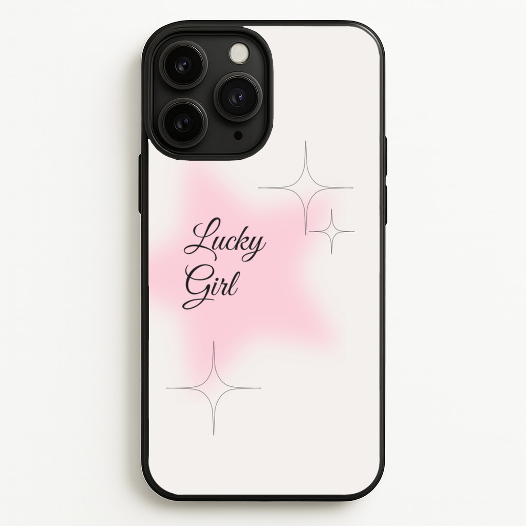 Lucky Girl - Clean Girl Aesthetic  - Clean Girl Aesthetic Phone Case for iPhone 11 Pro