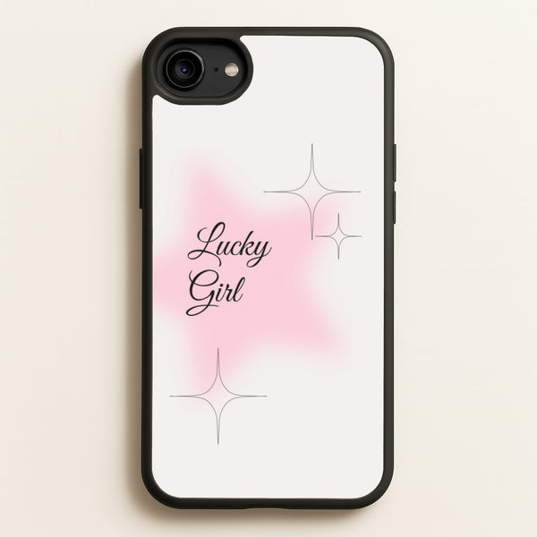 Lucky Girl - Clean Girl Aesthetic  - Clean Girl Aesthetic Phone Case for iPhone 6 / 7 / 8 / SE