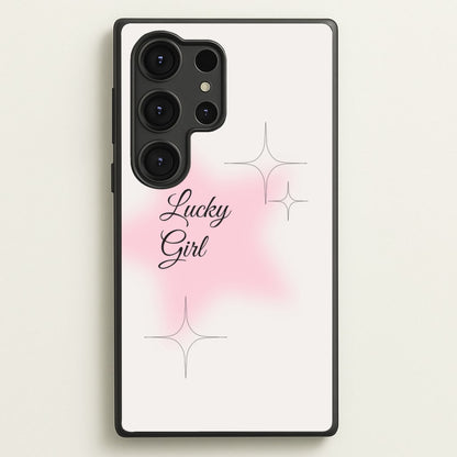 Lucky Girl - Clean Girl Aesthetic  - Clean Girl Aesthetic Phone Case for Galaxy S25 Ultra