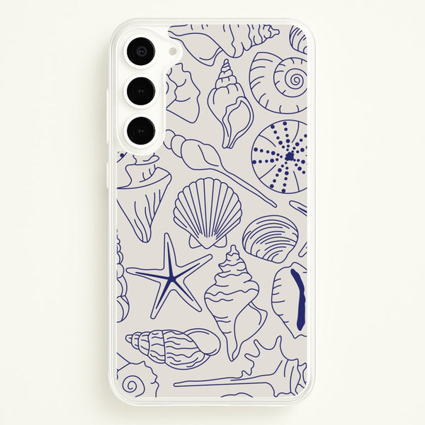 Sea Shells - Clean Girl Aesthetic  - Clean Girl Aesthetic Phone Case for Galaxy S23