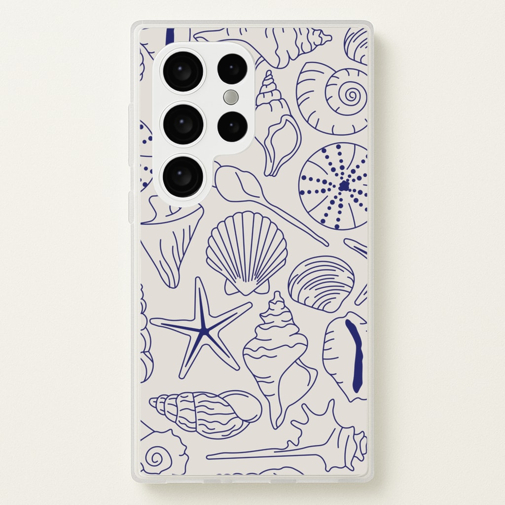 Sea Shells - Clean Girl Aesthetic  - Clean Girl Aesthetic Phone Case for Galaxy S24 Ultra