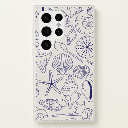 Sea Shells - Clean Girl Aesthetic  - Clean Girl Aesthetic Phone Case for Galaxy S24 Ultra
