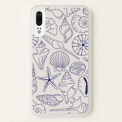 Sea Shells - Clean Girl Aesthetic  - Clean Girl Aesthetic Phone Case for Huawei P20