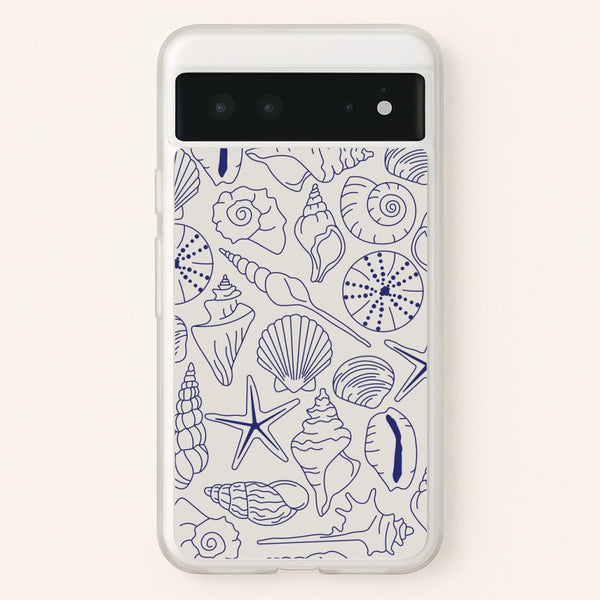 Sea Shells - Clean Girl Aesthetic  - Clean Girl Aesthetic Phone Case for Google Pixel 6