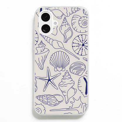 Sea Shells - Clean Girl Aesthetic  - Clean Girl Aesthetic Phone Case for iPhone 16 Plus