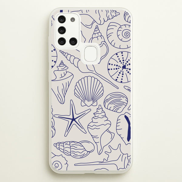 Sea Shells - Clean Girl Aesthetic  - Clean Girl Aesthetic Phone Case for Galaxy A21s