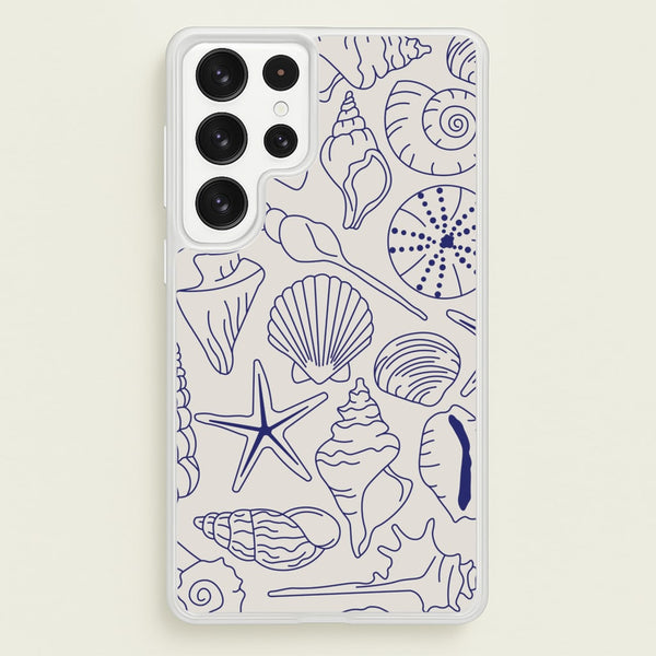 Sea Shells - Clean Girl Aesthetic  - Clean Girl Aesthetic Phone Case for Galaxy S22 Ultra