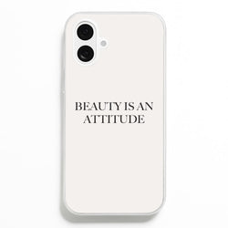 Beauty Is An Attitude - Clean Girl Aesthetic  - Clean Girl Aesthetic Phone Case for iPhone 16 Plus