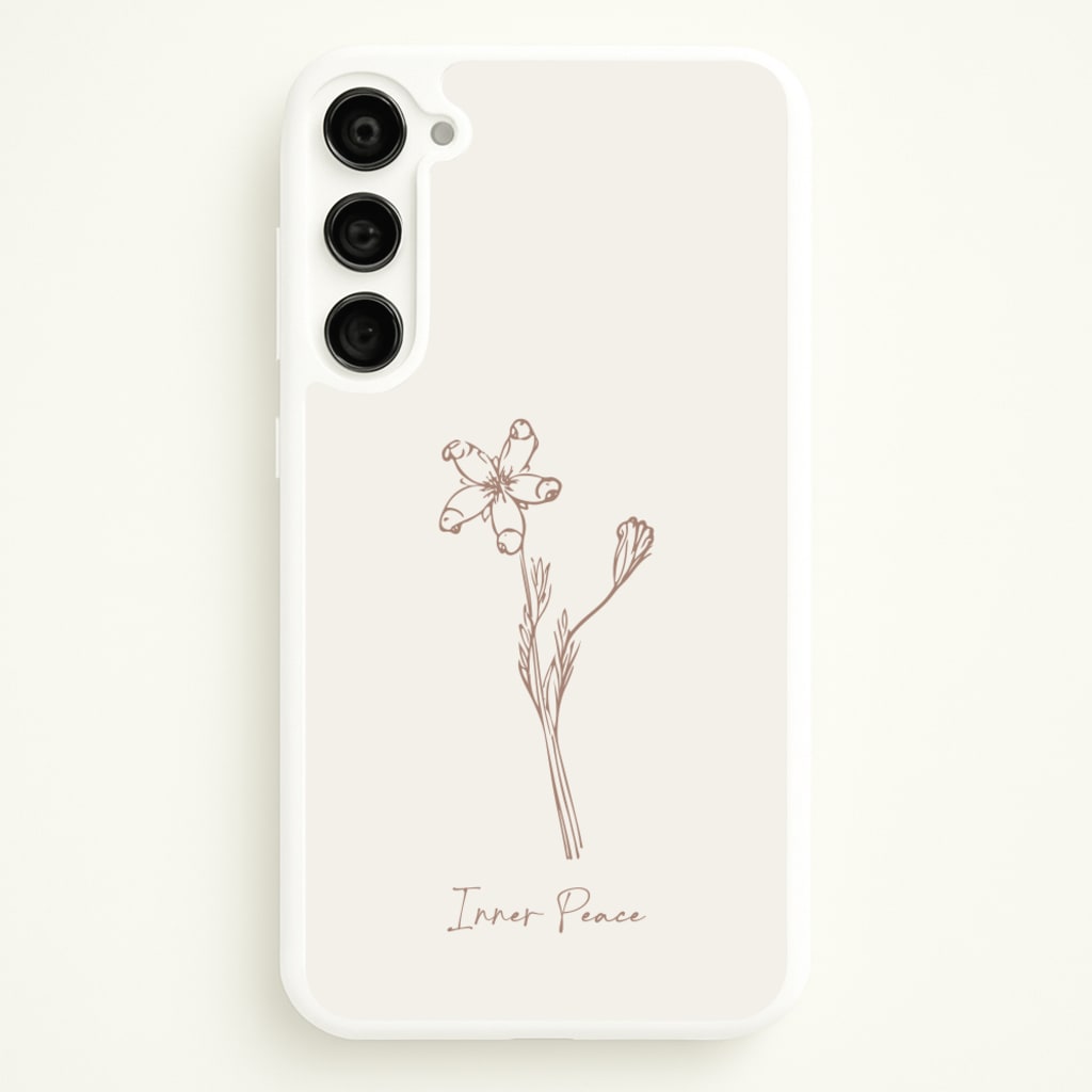 Inner Peace  - Clean Girl Aesthetic Phone Case for Galaxy S23
