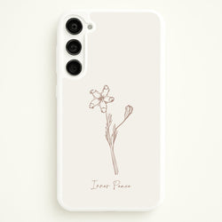 Inner Peace  - Clean Girl Aesthetic Phone Case for Galaxy S23