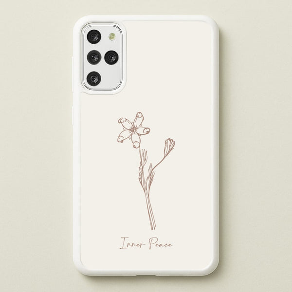Inner Peace  - Clean Girl Aesthetic Phone Case for Galaxy S20 Plus