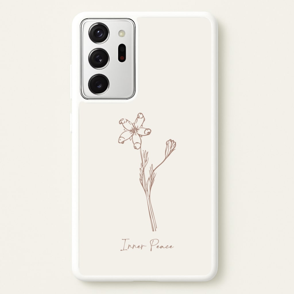 Inner Peace  - Clean Girl Aesthetic Phone Case for Galaxy Note 20 Ultra