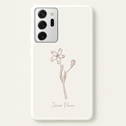 Inner Peace  - Clean Girl Aesthetic Phone Case for Galaxy Note 20 Ultra