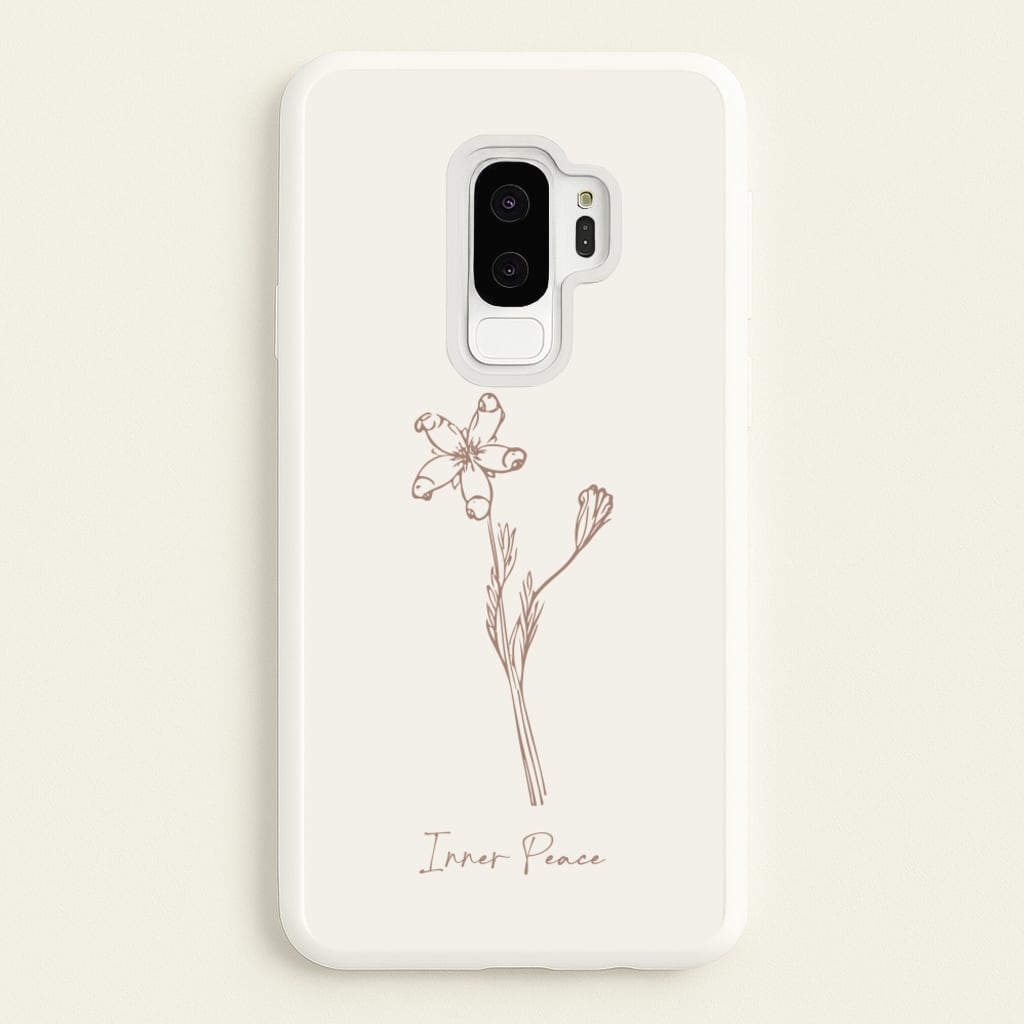 Inner Peace  - Clean Girl Aesthetic Phone Case for Galaxy S9 Plus