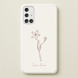 Inner Peace  - Clean Girl Aesthetic Phone Case for Galaxy A71