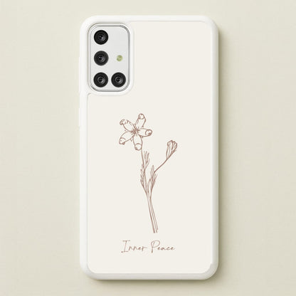 Inner Peace  - Clean Girl Aesthetic Phone Case for Galaxy A71