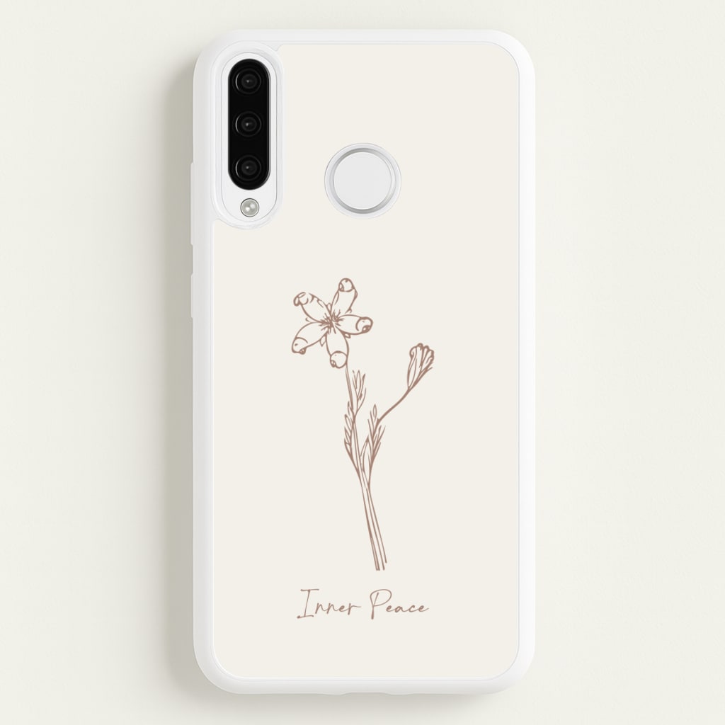 Inner Peace  - Clean Girl Aesthetic Phone Case for Huawei P30 Lite