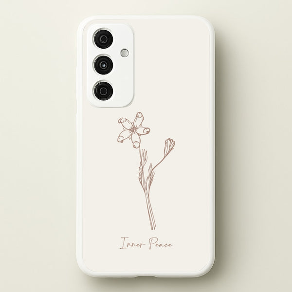 Inner Peace  - Clean Girl Aesthetic Phone Case for Galaxy A55