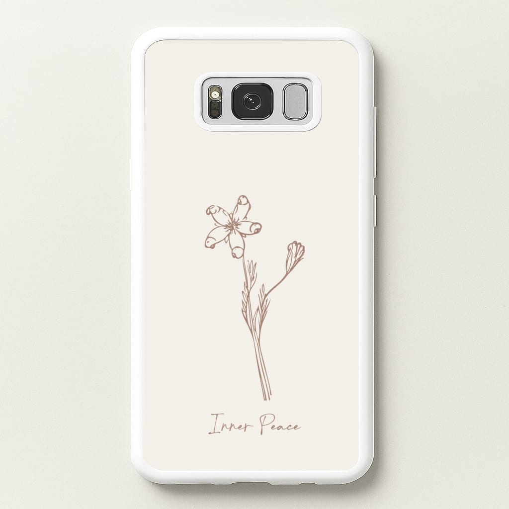 Inner Peace  - Clean Girl Aesthetic Phone Case for Galaxy S8