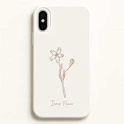 Inner Peace  - Clean Girl Aesthetic Phone Case for iPhone XS Max