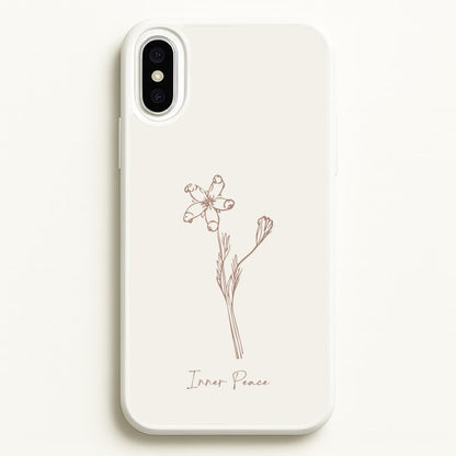 Inner Peace  - Clean Girl Aesthetic Phone Case for iPhone XS Max