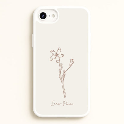 Inner Peace  - Clean Girl Aesthetic Phone Case for iPhone 6 / 7 / 8 / SE