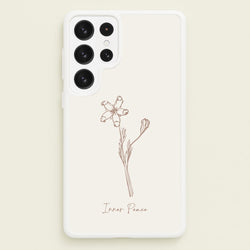 Inner Peace  - Clean Girl Aesthetic Phone Case for Galaxy S22 Ultra