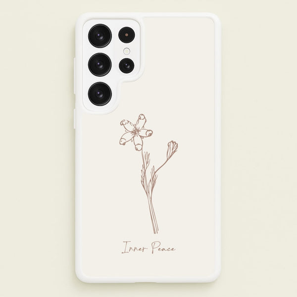 Inner Peace  - Clean Girl Aesthetic Phone Case for Galaxy S22 Ultra