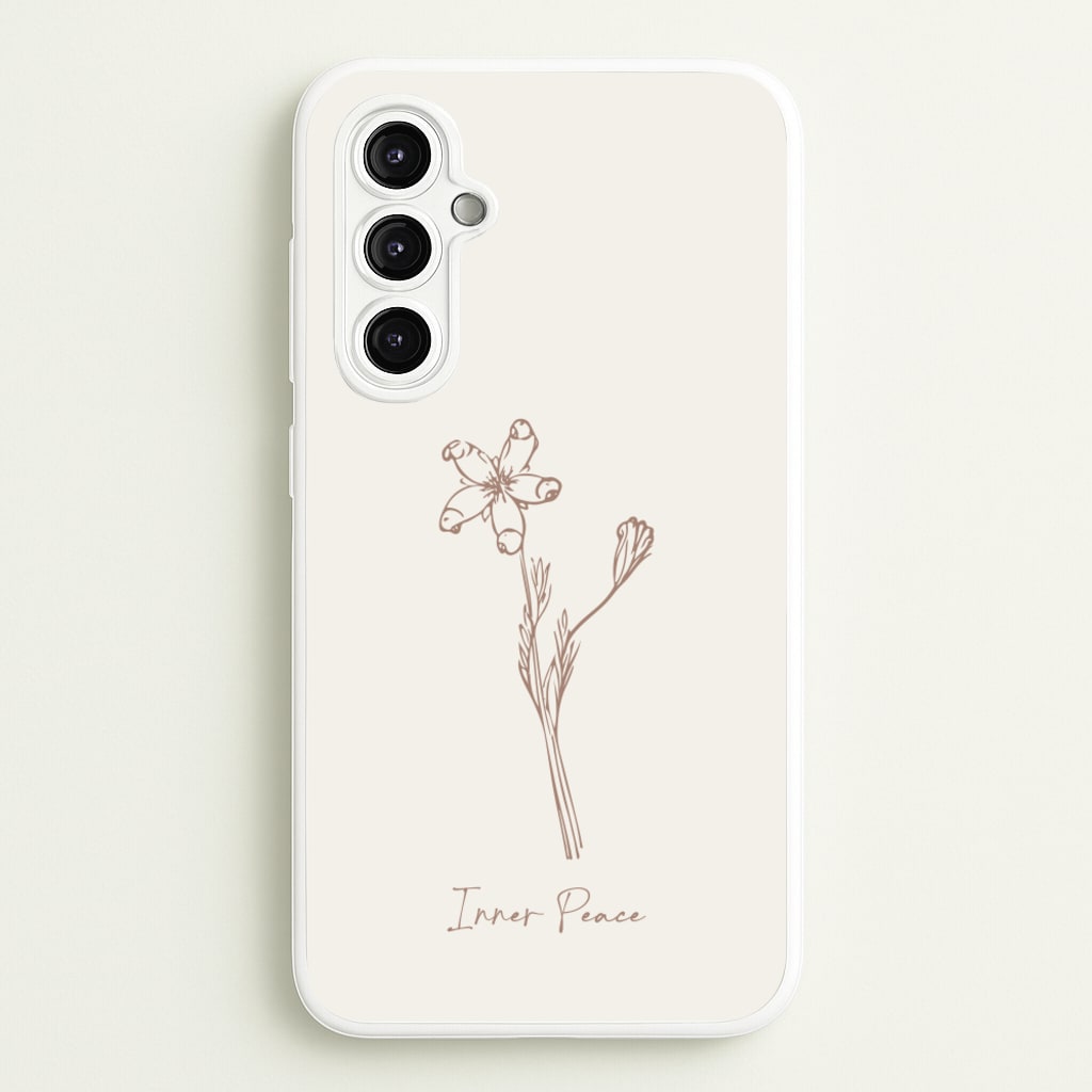 Inner Peace  - Clean Girl Aesthetic Phone Case for Galaxy A14