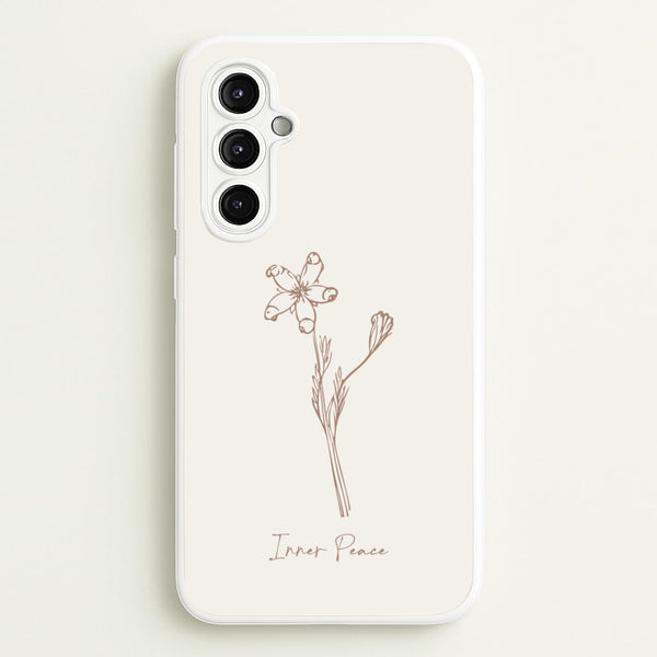 Inner Peace  - Clean Girl Aesthetic Phone Case for Galaxy A14