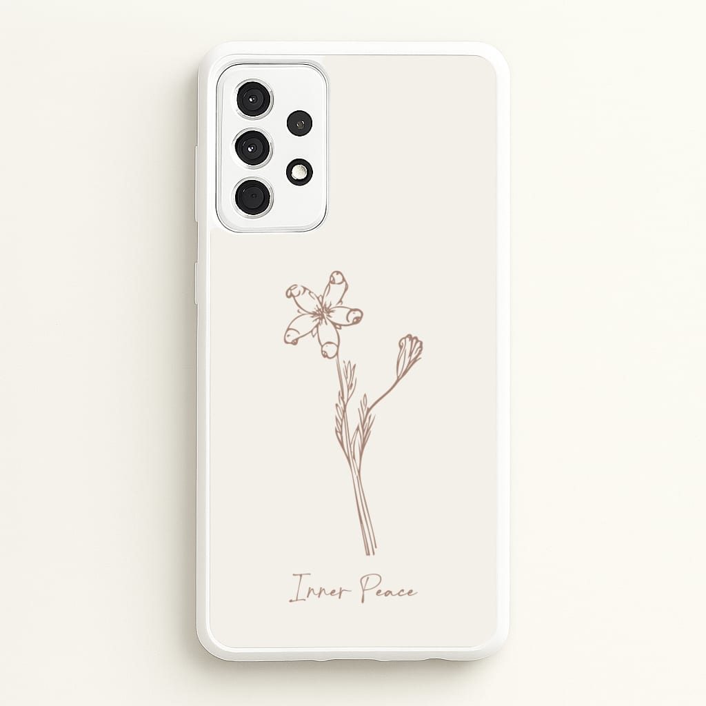 Inner Peace  - Clean Girl Aesthetic Phone Case for Galaxy A52 / A52s
