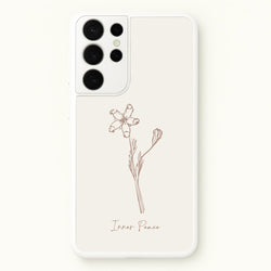 Inner Peace  - Clean Girl Aesthetic Phone Case for Galaxy S21 Ultra