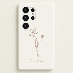 Inner Peace  - Clean Girl Aesthetic Phone Case for Galaxy S25 Ultra