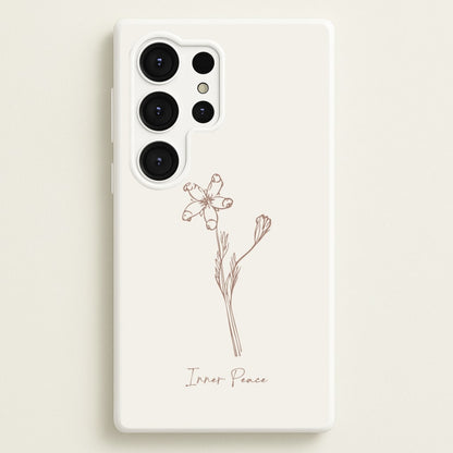 Inner Peace  - Clean Girl Aesthetic Phone Case for Galaxy S25 Ultra