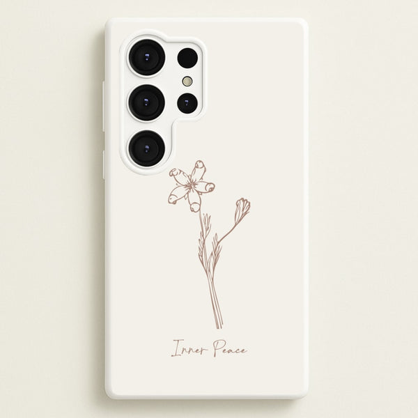 Inner Peace  - Clean Girl Aesthetic Phone Case for Galaxy S25 Ultra