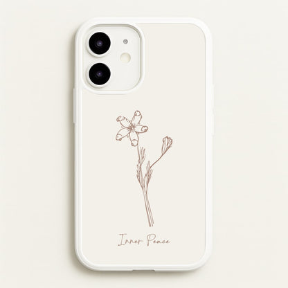 Inner Peace  - Clean Girl Aesthetic Phone Case for iPhone 12 Mini